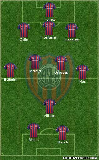 San Lorenzo de Almagro Formation 2014