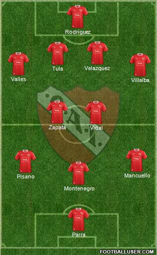 Independiente Formation 2014