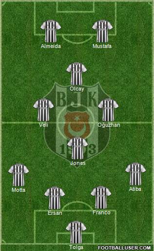 Besiktas JK Formation 2014