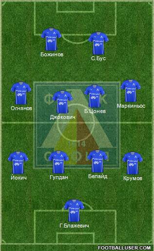 Levski (Sofia) Formation 2014