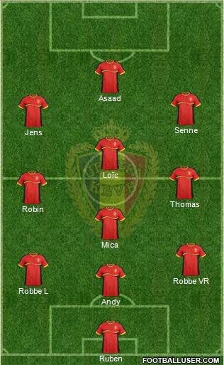 Belgium Formation 2014