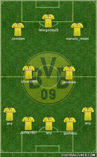 Borussia Dortmund Formation 2014