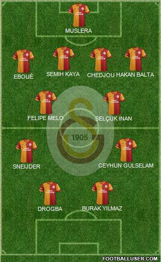 Galatasaray SK Formation 2014
