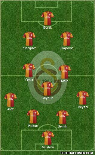 Galatasaray SK Formation 2014