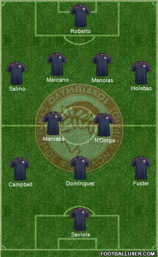 Olympiakos SF Piraeus Formation 2014