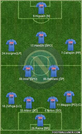 Napoli Formation 2014