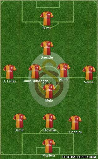 Galatasaray SK Formation 2014