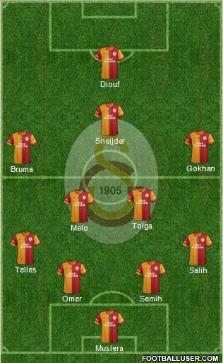 Galatasaray SK Formation 2014