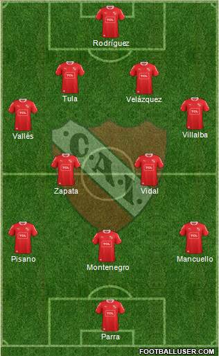 Independiente Formation 2014