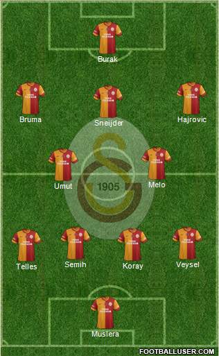 Galatasaray SK Formation 2014