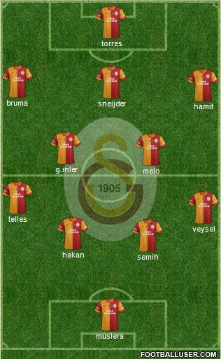 Galatasaray SK Formation 2014