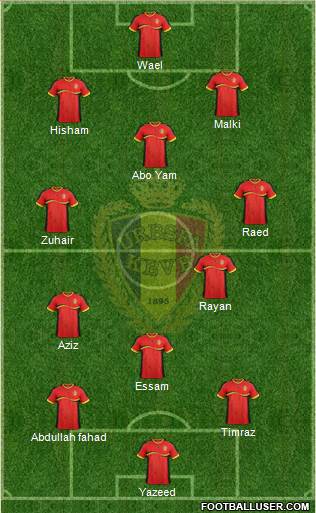 Belgium Formation 2014