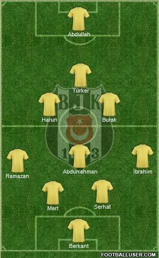 Besiktas JK Formation 2014