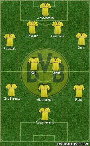Borussia Dortmund Formation 2014