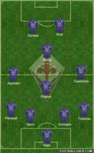 Fiorentina Formation 2014