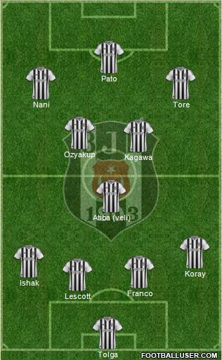 Besiktas JK Formation 2014