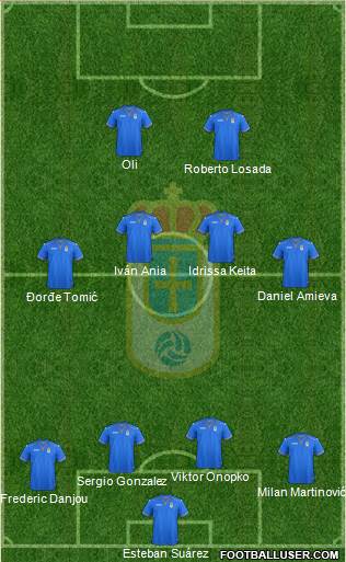 Real Oviedo S.A.D. Formation 2014