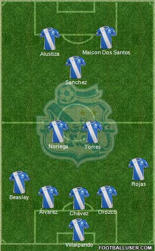 Club Puebla de la Franja Formation 2014