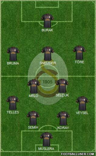 Galatasaray SK Formation 2014