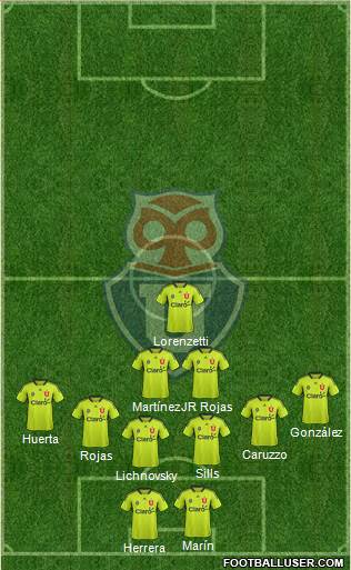CF Universidad de Chile Formation 2014