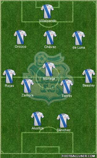 Club Puebla de la Franja Formation 2014