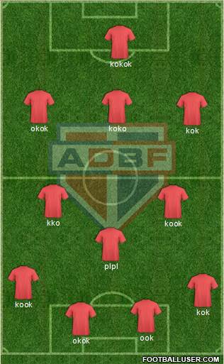 AD Bahia de Feira Formation 2014