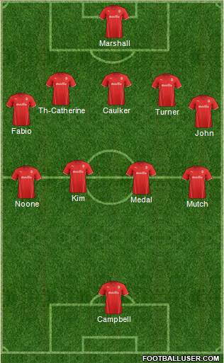 Cardiff City Formation 2014