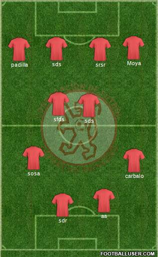 CDF Deportivo Rionegro Formation 2014