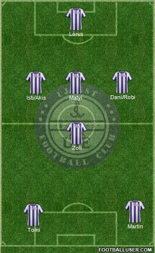 Újpest FC Formation 2014
