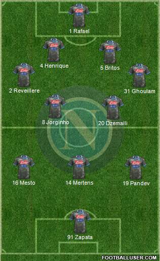 Napoli Formation 2014