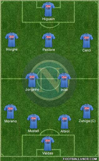 Napoli Formation 2014
