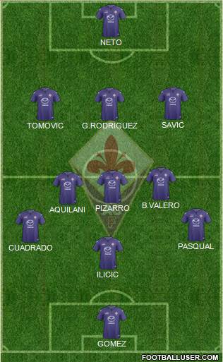 Fiorentina Formation 2014