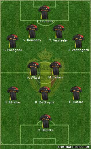 Belgium Formation 2014