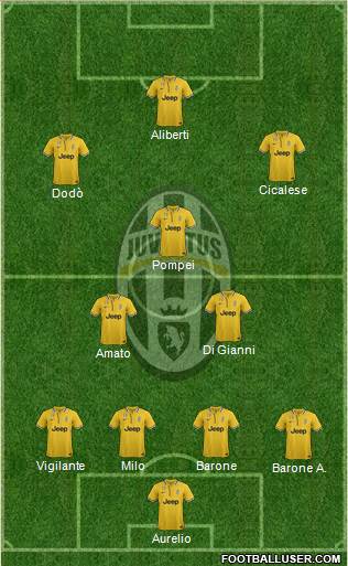 Juventus Formation 2014