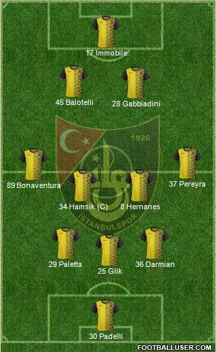 Istanbulspor A.S. Formation 2014