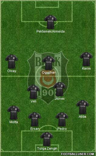 Besiktas JK Formation 2014