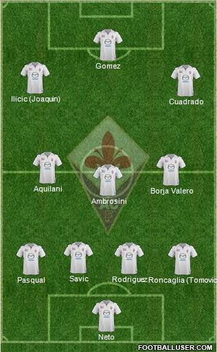 Fiorentina Formation 2014