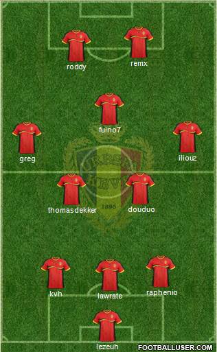 Belgium Formation 2014