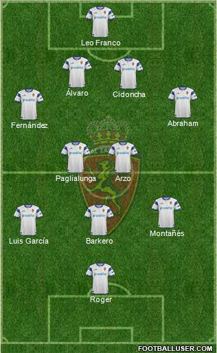 R. Zaragoza S.A.D. Formation 2014