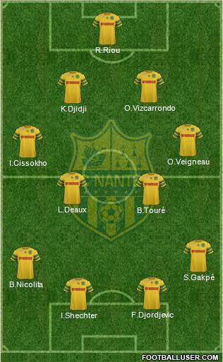 FC Nantes Formation 2014
