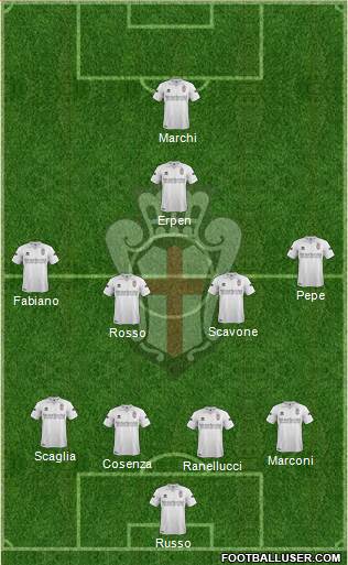 Pro Vercelli Formation 2014