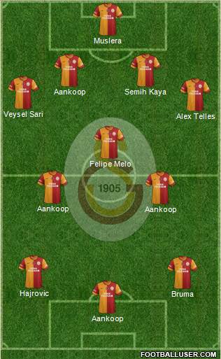 Galatasaray SK Formation 2014