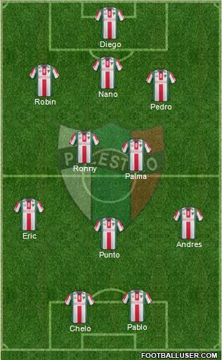 CD Palestino S.A.D.P. Formation 2014