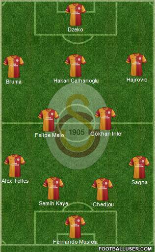 Galatasaray SK Formation 2014
