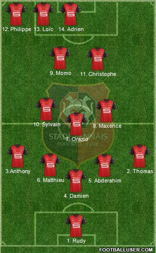 Stade Rennais Football Club Formation 2014