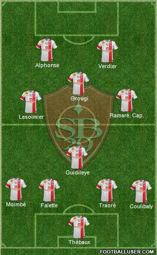 Stade Brestois 29 Formation 2014