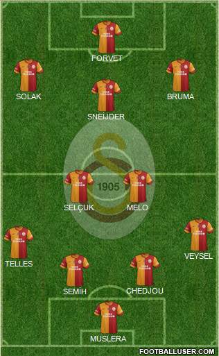 Galatasaray SK Formation 2014