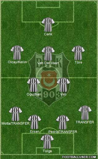 Besiktas JK Formation 2014
