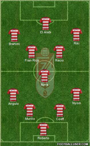 Granada C.F. Formation 2014