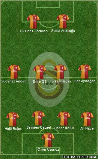Galatasaray SK Formation 2014